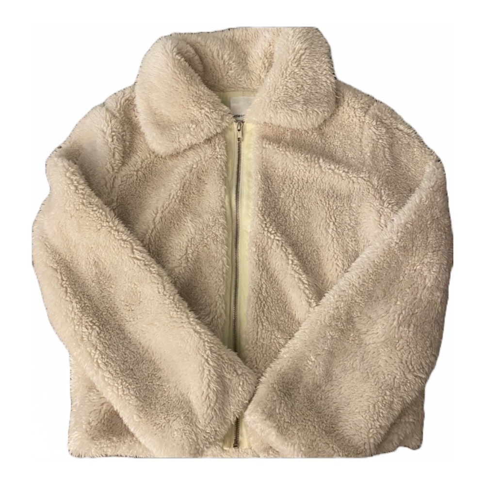 Teddy/Furry Women’s Cream Coat